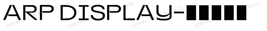 ARP DISPLAY字体转换